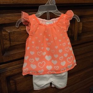 2 piece newborn baby girl set (sold)